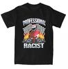 Racist Racing Driver Certificate Retro 3D Printed Mens and Womens Tshirts Street Short Sleeved Motorcycle Mens Clothing