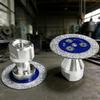 3PCS Brazed   Saw Blades   Angle Grinder Cutting Carving Disc for Marble   Stone Concrete 50MM Outer Diameter Blue