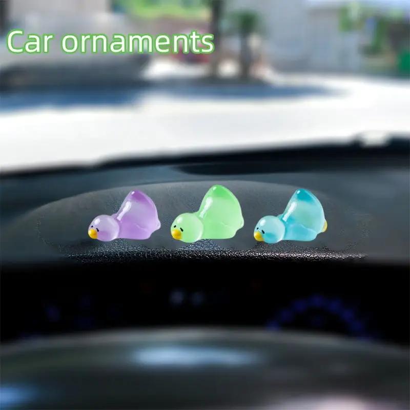 10 / 20 peças Patos Mini de Resina Luminosos Brilham no Escuro Ganso Figuras Minúsculas Estátuas de Animais Fofos Ideais para FAÇA VOCÊ MESMO Jardim de Fadas Micro Paisagem