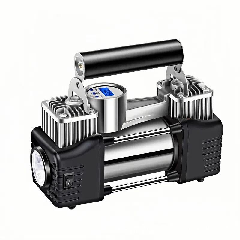 High-Pressure 12V Dual Cylinder Portable Car Tire Inflator