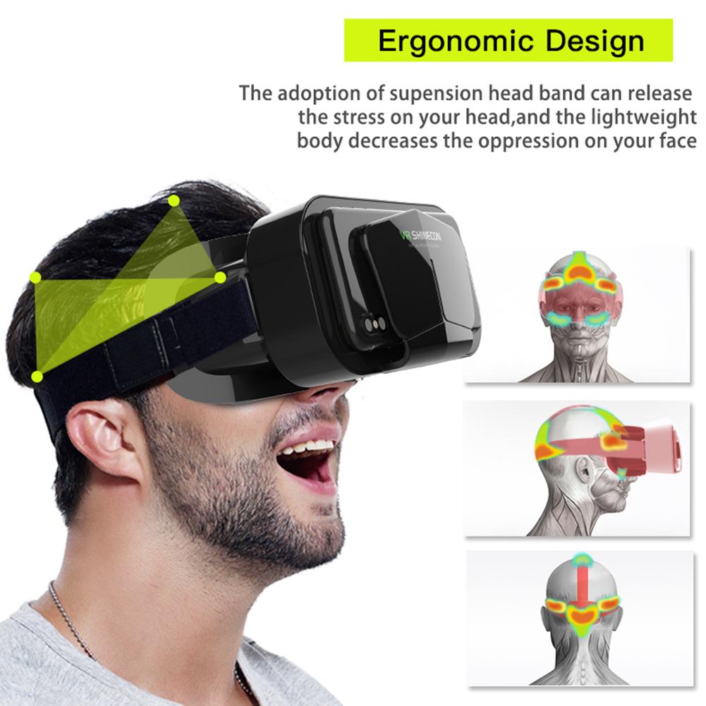 3D VR Gaming Glasses, Head-Mounted Panoramic VR Box, for 4.7-7.0 Inch Smartphones