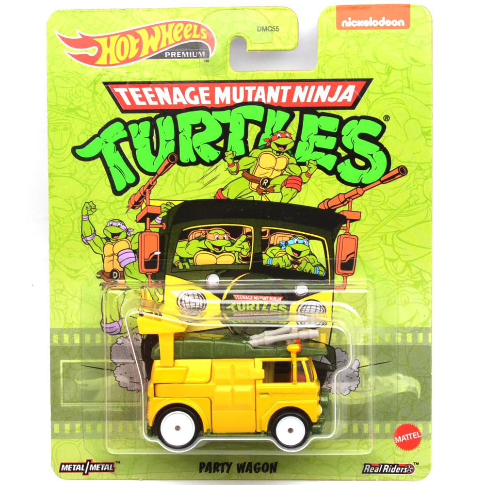 MATTEL HOTWHEELS Scale Q Teenage Mutant Ninja Turtles Party 164 "Case - - Wagon"