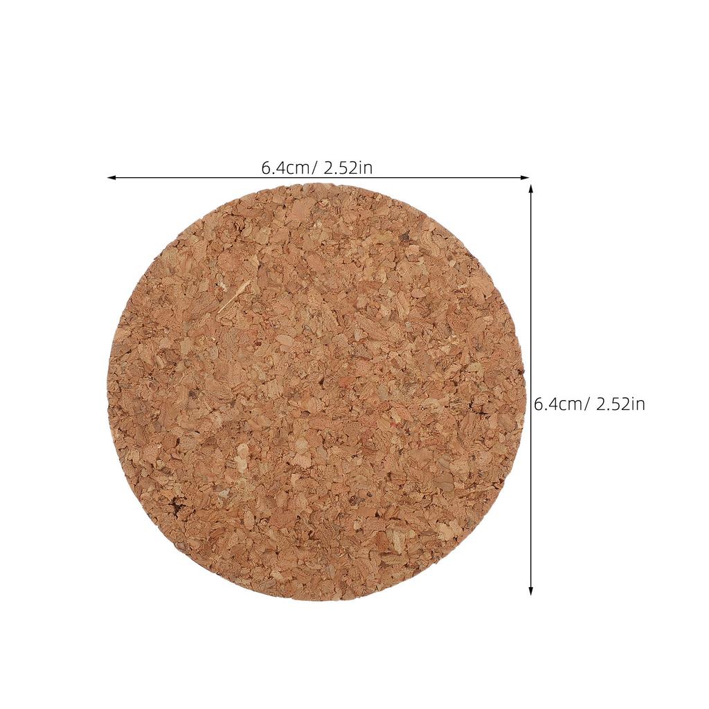 6Pcs Flower Vase Cork Lids Hydroponic Planter Glass Jar Lid Replacement 64.5x20x58mm Plant Terrarium Stopper