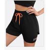 Pantaloni Scurți Sport Femei Vară Hot Pants Alergare Nocturnă Anti-alunecare Pantaloni Yoga Casual Uscare Rapidă Respirabil Fals Două Perechi de Pantaloni Fitness