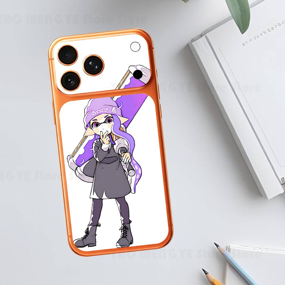 

Splatoon Agent Pearl Inkling For Iphone 17 Pro ProMax Back Protective Decorative Sticker Back Cover iPhone17pro