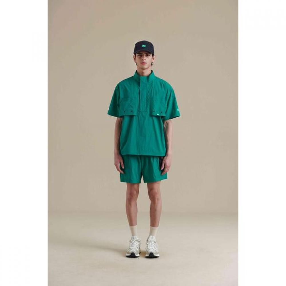 Bbc Earth Mesh Pocket Half Pants  Green  23ss 070