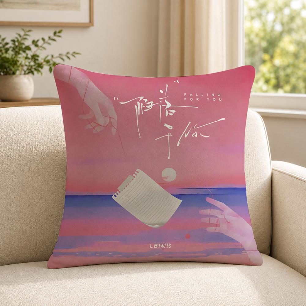 Singer LLBI Cushion Cover Soft Short Plush SkinFriendly Cushion Case for MultiScene Use
