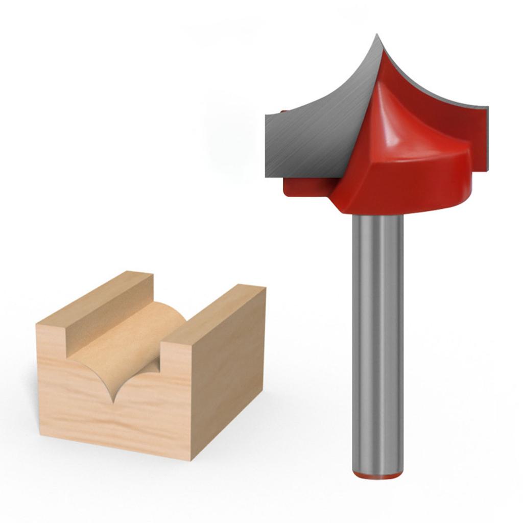 6 Piece Set Carbides Pointed Router Bit High Accuracy Sturdy Material Wood Carving Multifunctional Pattern Door Panel Unique Projects