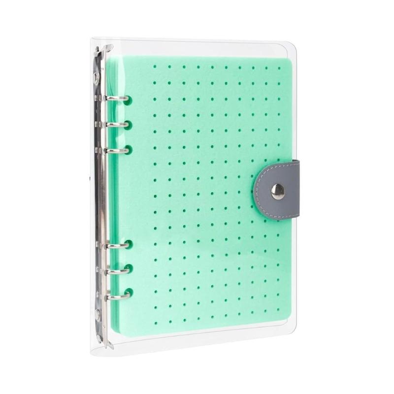Pratici Robusti Libri Espositori per Spille in Feltro con 6 Pagine Album Portatile per Conservare Spille Smaltate e Orecchini