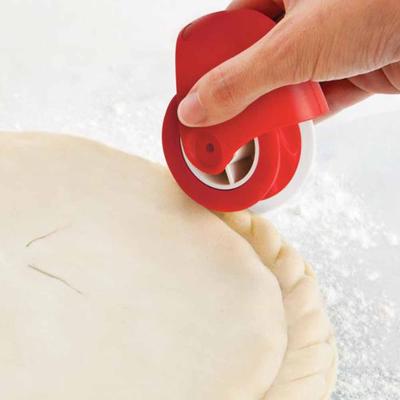 Hogar Pizza cocina DIY pastel a prueba de herrumbre fideos cortador Manual cuchillo herramienta de pastelería