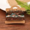 Bohemian Coconut Shell Wood Beads Beaded Soft Pottery Pearl Stone Leather Men's and Women's Bracelets Bracelets