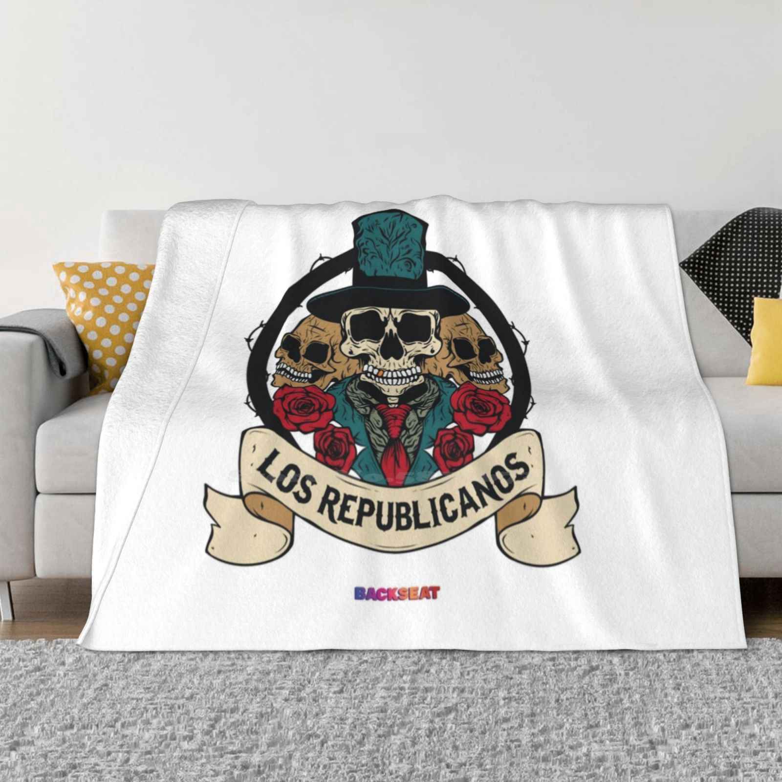 Los Republicanos Emblem Fashion Soft Warm Flannel Blanket 30x40in
