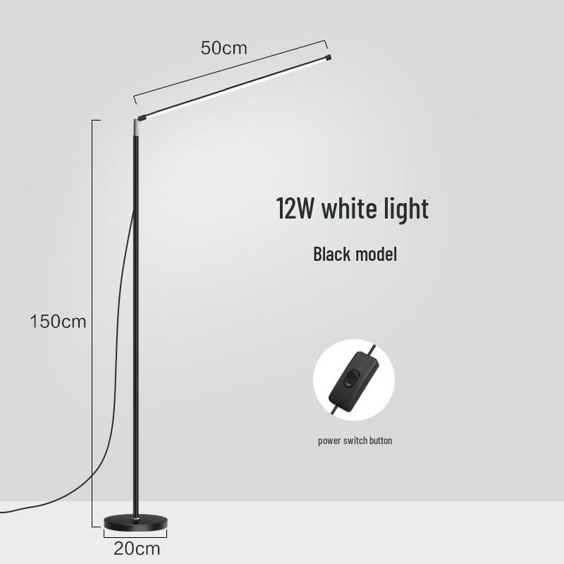 Retractable Super Bright LED Floor Lamp for Living Room, Bedroom, Bedside, Reading, Piano, and Eyelash Extension