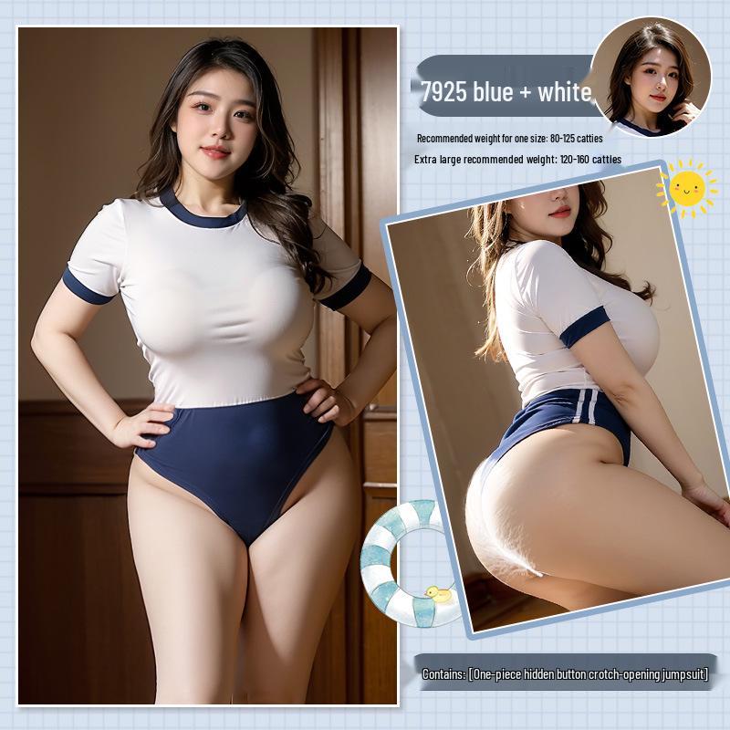 Feimu Seductive Japanese Lingerie & Swimsuit Set - Open Crotch Jumpsuit (20-Pack)