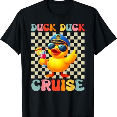 Duck Duck Cruise Funny Family Cruising, Girls Gone Cruising T-Shirt