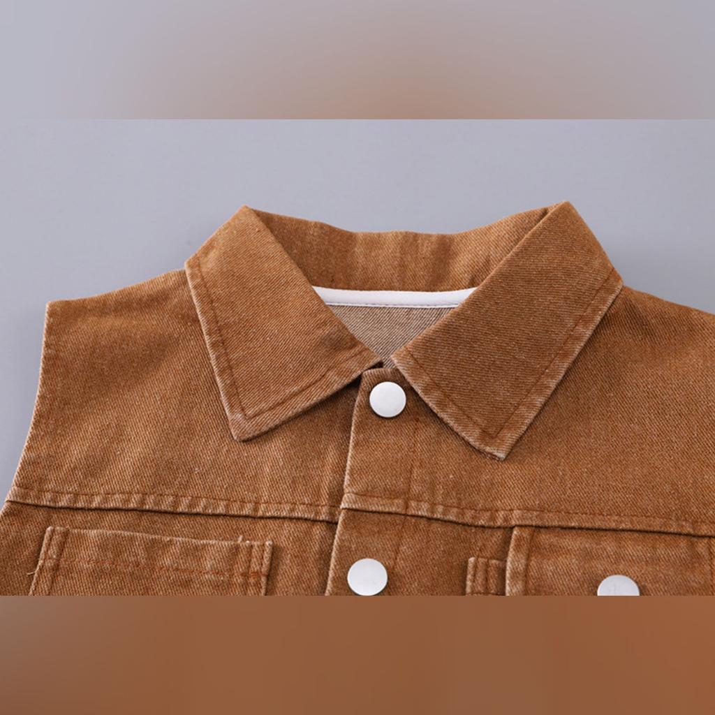 Dětská ležérní souprava s dlouhým rukávem, pohodlné každodenní oblečení