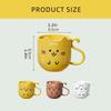 NEW Lovely Kitten Toothbrush Holder And Mouthwash Cup For Kids And Adults Toothbrush Cup Bathroom Cups