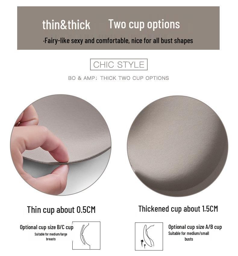 Women's Seamless Push-Up Bra & Underwear Set - Small Chest, Adjustable Anti-Sag Support, Thin Summer Design