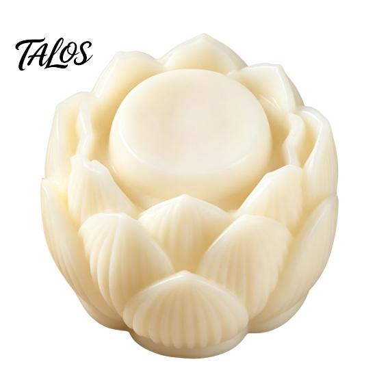 Dual Sided Cookie Press Double-Headed Mooncake Mold, Sunflower Pattern Reusable ABS Hand-Press Detachable Easy Creative Stamp Cleaning Kitchen Gadgets