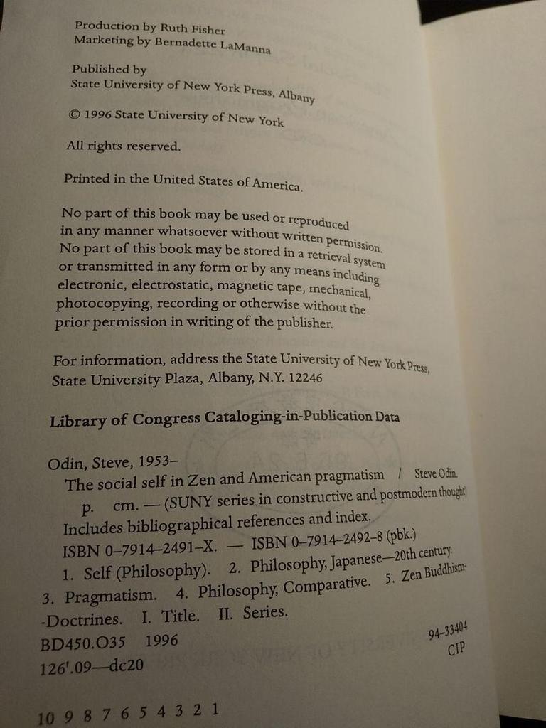 [USED] <Foreign Book> Zen and the Social Self in American Pragmatism / Steve Odin