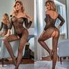 Hot Sexy Leopard Print Bodysuit Woman Sexy Lingerie Fishnet Bodystockings Erotic Dress Fancy Underwear Porn Cosplay Costume New