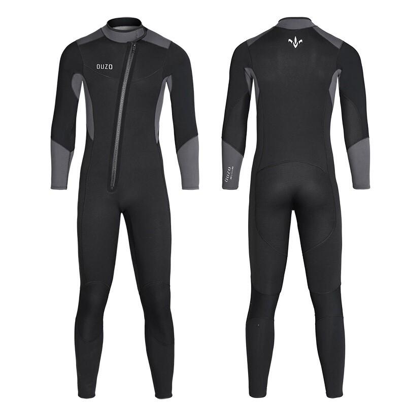 Mens 5mm/3mm Neoprene Wetsuit Full Body Thermal Diving Suit Scuba Snorkeling Surfing Cold Water Swimming Small