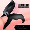 Vibrating Penis Ring Delay Ejaculation Silicone Reusable Semen Cock Rings on For Men Enlargement Sex Toys Clitoral Stimulation for Men Couple Rings