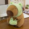 Dinosaur Hat Frog Capybara Plush Toy Animal Stuffed Doll Decoration Gift Kids