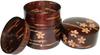 Kakunodate cherry bark crafts: Tea caddy made entirely from cherry bark (medium)