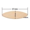 100 PCS Beechwood Wood Joining Biscuits Wood Board Docking Tool 0# 10# 20# Joiner Biscuits Tenon Biscuit Furniture Framing