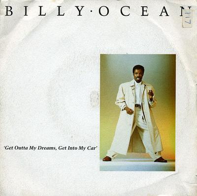 7inch Record BILLY OCEAN - Get Outta My Dreams, Get Into My Ca BOS1 Jive 1988 UK Soul/Funk Used