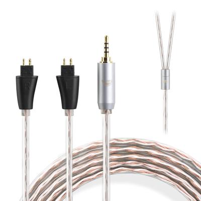 Cabo para Fones de Ouvido okcsc JBX para FOSTEX para Fones de Ouvido Compatível com TH909 OFC Comprimento Re-Cabo TH900mk2, TH600, TH610, 4 núcleos 1,5m 2,5mm