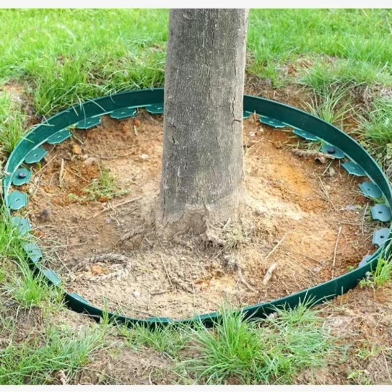 

5m L Shape Grass Stone Isolation Zone Lawn Segmentation Gardens Garden Plastic Retaining Board Courtyard Garden Decorate 5x5cm 5m сірий колір