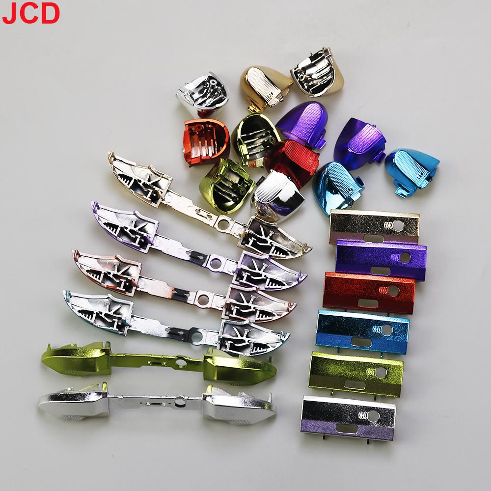 JCD1set For Xbox Series X S XSX XSS Controller Electroplated  RB LB Bumper RT LT Trigger Button Middle Bar Holder Repair Parts