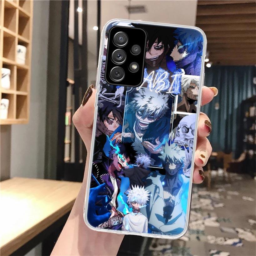 Dabi MHA My Hero A-Academy Soft Phone Case For Samsung Galaxy A52 A42 A32 A12 A22 A51 A50S A30S A20S A10S A71 A41 A31 A21S A40 A
