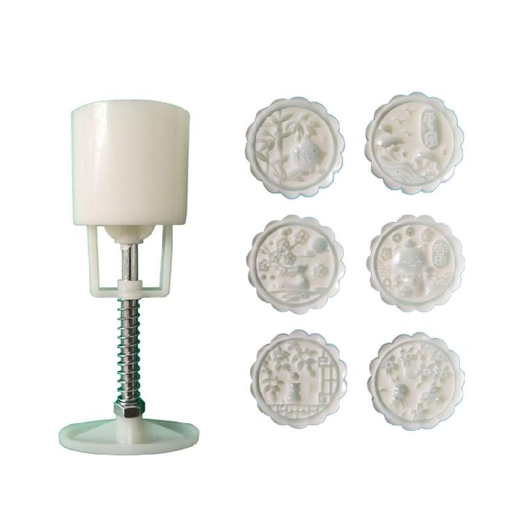 Multi-Shapes Mooncake Stamps Mooncake Moulds DIY Kitchen Baking Accessories 1