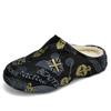 Fashion New Stylish Men Casual Slippers Big Size Winter Warm Home Slippers Non-Slip Male Cotton Shoes Waterproof Soft EVA Slippers 38-47