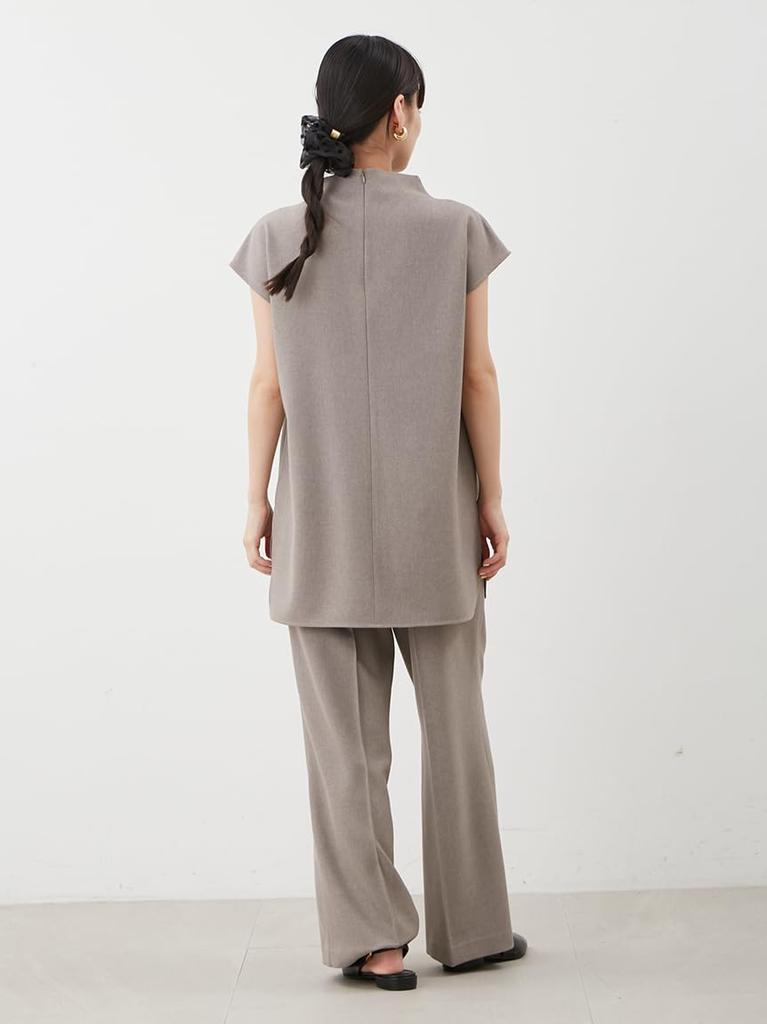 Draped blouse and elastic pants SETUP 09WFO254019 MOC 0 semi-flared