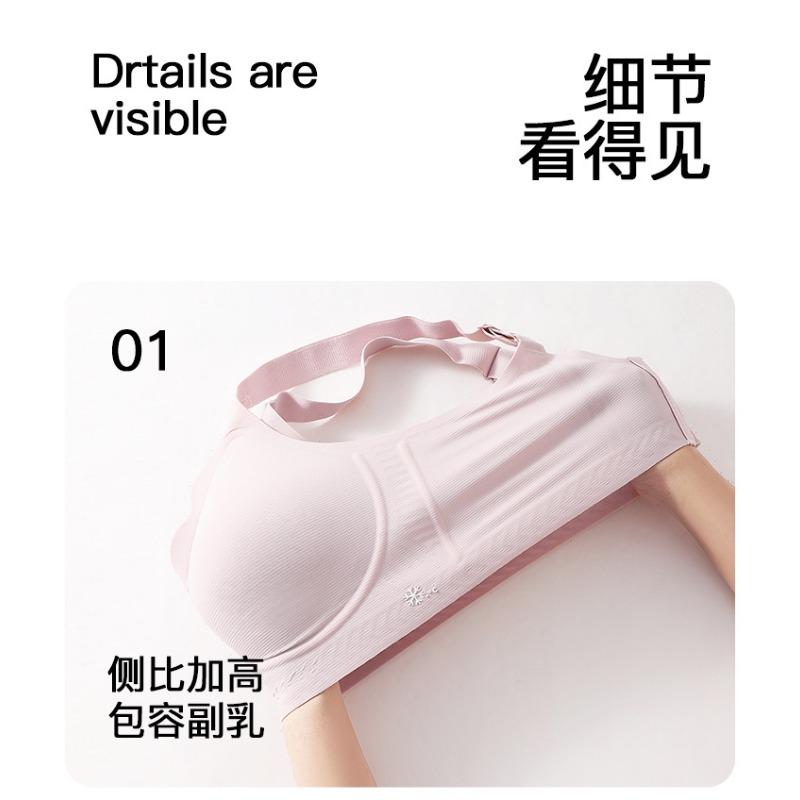 Women S Seamless Soft Support Thin Breathable Push Up Non Wired Bra