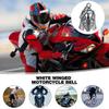 Motorradglocke Engelsflügel Glockenanhänger Reiten Glücksbringer Schlüsselanhänger Halskette Zubehör Biker Rock Party Exorzismus Schmuck