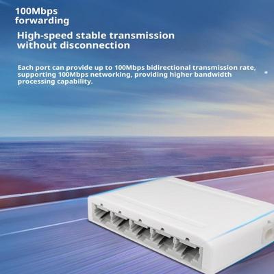 Switch Ethernet Veloce Rj45 Multi-Porta da 5/8 Porte 100Mbps Switch di Rete Dati Hub Intelligente Adattatore Iniettore Internet