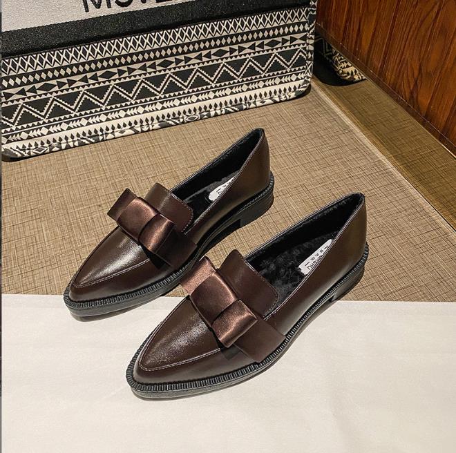 

Модная мягкая обувь женская 2025 с острым носком, повседневные женские кроссовки на все случаи жизни, женские оксфорды, женские модис, британский стиль, новая перекрестная 35