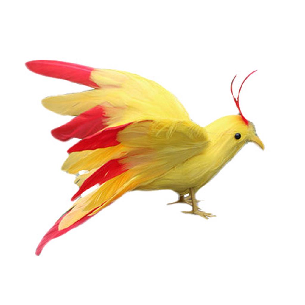 Künstliche Feder Vögel Dekorationen Handwerk Geschenk Ornamente 15