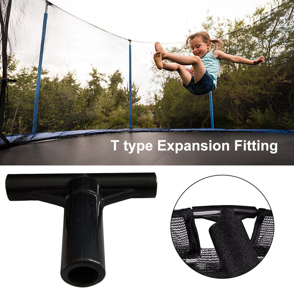 Trampolinedeler Trampoline Sikkerhetsnett Erstatningsrør Hurtigkobling Stangkapper Trampolinestangkapper Ekspansjonsbeslag Fikserte