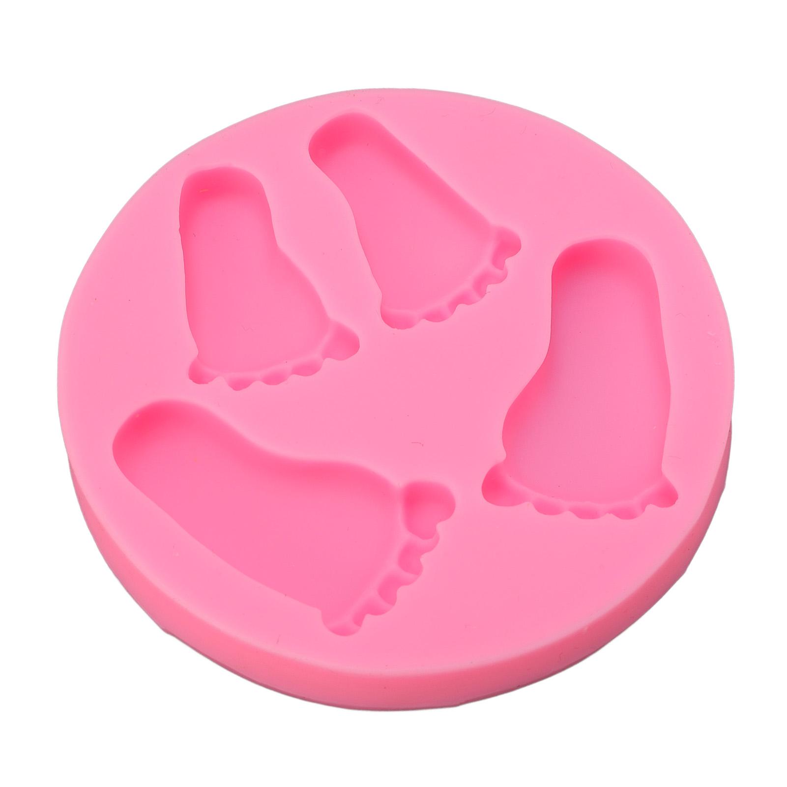 

3D Детская ножка формовочная силиконовая антипригарная форма для выпечки детской ножки для шоколадных конфет из помадки
