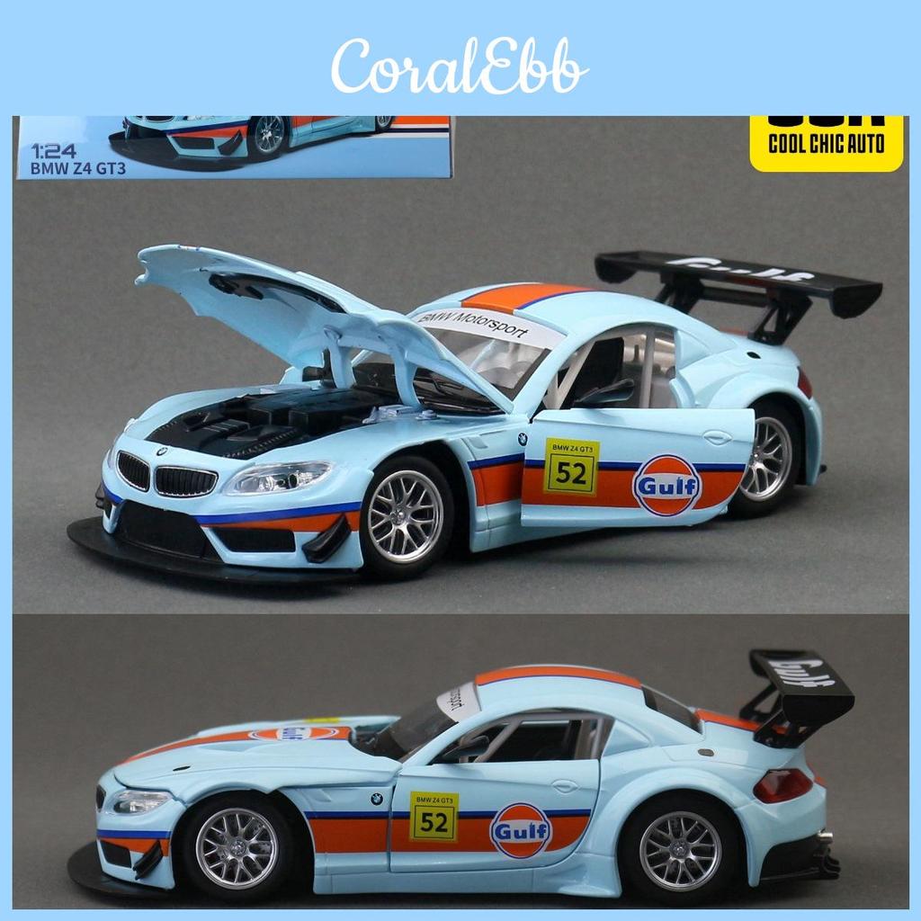 Bmw M4 Gt3 Alloy Racing Car Model With Light Sound Effect For Gift And Display