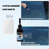 Complete Windshield Repair Set Includes Resin Solution And Curing Film For Seamless Crack Elimination Curing Film Tools