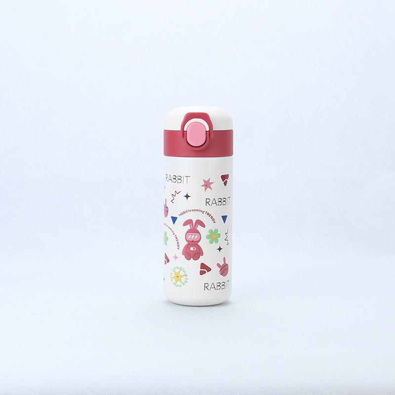 Cute Cartoon Stainless Steel Insulated Travel Cup For Students