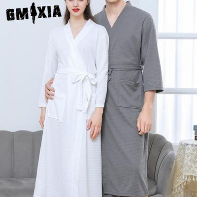 Spring and Summer Bathrobes, Kimonos, Yukata, Men's Thin Yukata, and Home Wear