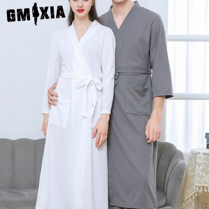 GMXIA Spring and Summer Bathrobes, Kimonos, Yukata, Men's Thin Yukata, and Home Wear